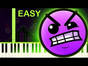 Hexagon Force | GEOMETRY DASH LEVEL 16  - EASY Piano Tutorial