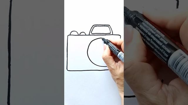 Рисуем ФОТОАППАРАТ / Нарисуй Ка / Shorts смотреть онлайн