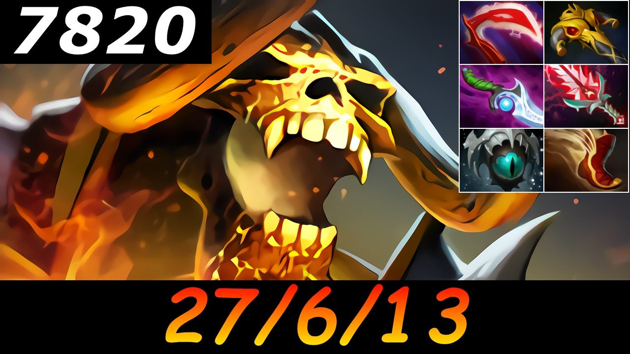 Dota 2 Clinkz 7820 MMR 27/6/13 (Kills/Deaths/Assists) Ranked Full Gameplay смотреть онлайн