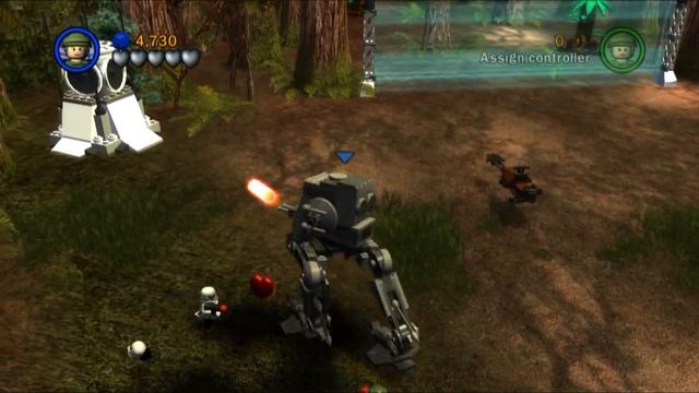 LEGO Star Wars: The Complete Saga (PS3) Episode 6 Return Of The Jedi Chapter 3 Speeder Showdown смотреть онлайн