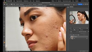 Фотошоп ретушь лица для новичков - расглаживание кожи
