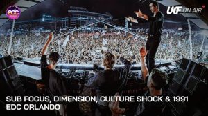 WORSHIP @ EDC Orlando 2024 - Sub Focus, Dimension, Culture Shock & 1991  UKF On Air