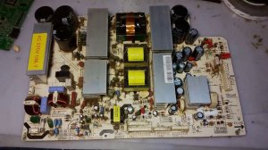 SAMSUNG PS 42V6S PLASMA repair LED light with power disruptions. tv does not start