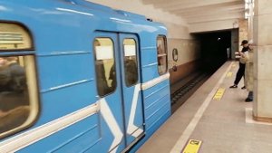 Метро Новосибирск. Площадь Маркса - Студенческая, + сборник поездов.
