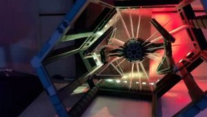 Процесс печати корабля призрака со звездных воин, 3d печать на 3д принтере, ночник.