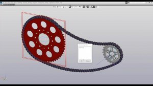 Анимация Цепной передача в KOMPAS-3D /   KOMPAS-3D Zincir Animasyonu