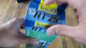 Unpacking / unboxing automatic aquarium heater/stat Tetra HT 25