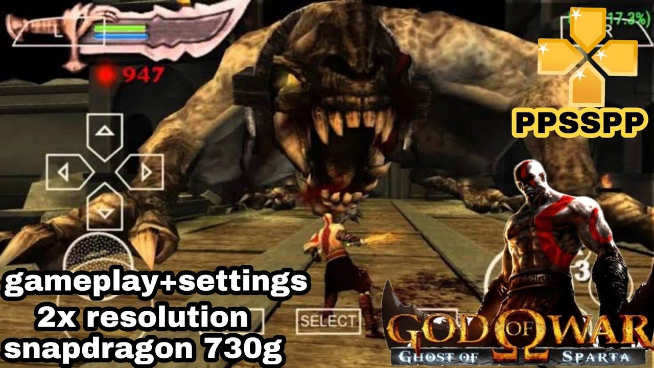 God of war ghost of sparta Android testing ppsspp new update snapdragon 730g смотреть онлайн