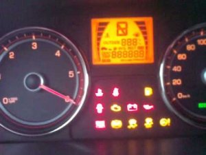 Тест приборной панели New Actyon