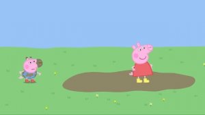 Английский язык по мультфильмам с субтитрами (ENG - RUS). Peppa Pig. Muddy Puddles (S1 E1)