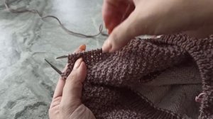 разворот лицевой и изнаночной петель