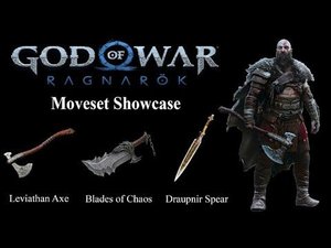 【God of War Ragnarök】Kratos Moveset All Weapons, Runic Attacks & Relics Showcase