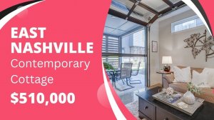 East Nashville - Home for Sale in Nashville - $510,000 - 2 BR/2.5 Bath Contemporary Cottage