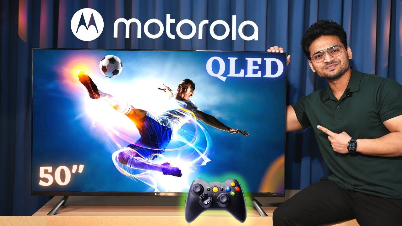 Motorola Revou-Q 50" 4K QLED TV Unboxing & Review 🔥 | With Gamepad 🕹 & Android 11 TV OS 🚀 смотреть онлайн