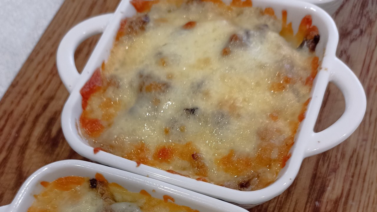 Жюльен с грибами и курицей
