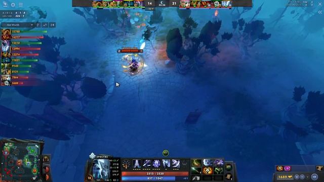 Spectre Dota 2 Gameplay Miracle with 21 Kills - Skadi смотреть онлайн