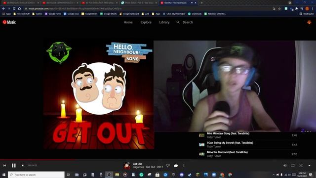 SINGING Ep. 08 "Get Out" LIVE, by DAGames | Nuclear_Apple_11 LIVE смотреть онлайн