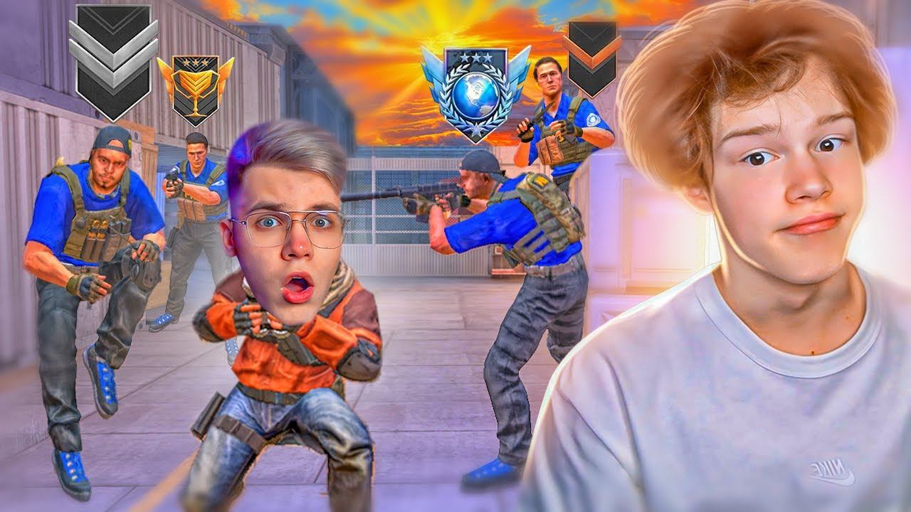 ДЖЕНТЕЛЬМЕН ПРОТИВ БОТОВ С КАЖДЫМ ЗВАНИЕМ В STANDOFF 2 смотреть онлайн