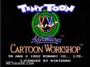 Tiny Toon Adventures: Cartoon Workshop - NES Gameplay