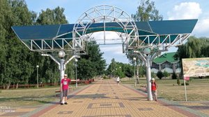 Обзор про Городской парк в городе Малорита.