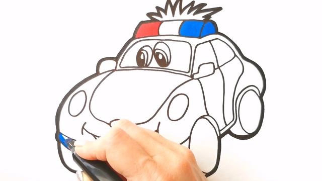 ПОЛИЦЕЙСКАЯ МАШИНА / Нарисуй Ка смотреть онлайн