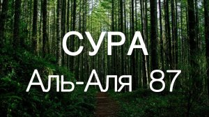 Сура Аль-Аля Чтец Махди Аш-Шишани