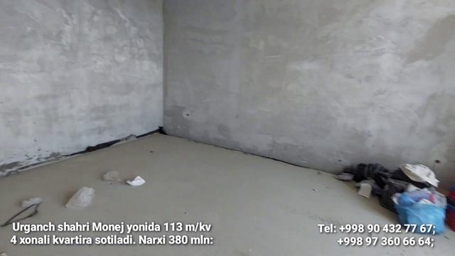 Урганч шахрида 4 хонали квартира сотилади. Хоразм уй жой нархлари 2022