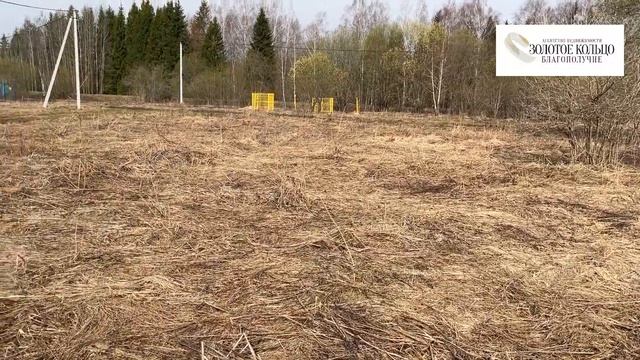 Участок 25 соток в д. Большое Маринкино (свет, газ), 115 км от МКАД по Ярославскому ш.
