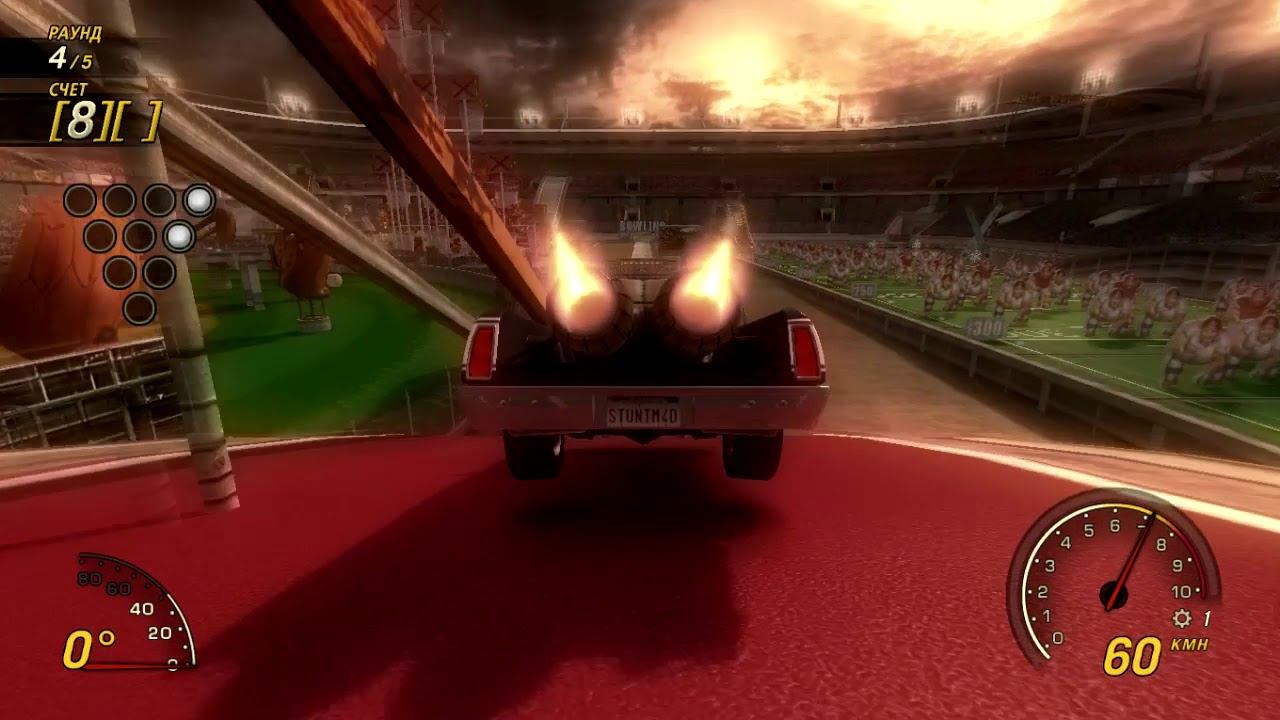 FlatOut Ultimate Carnage #4 Трюки, Bowling смотреть онлайн