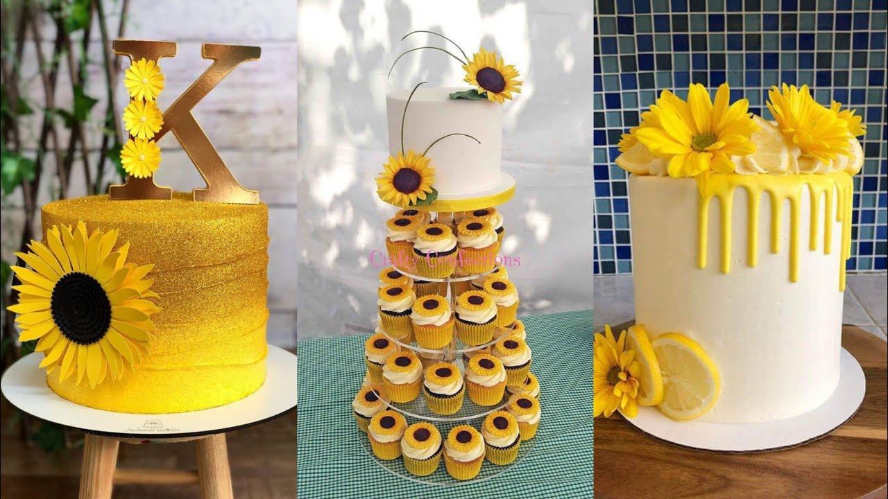 Marvelous Sunflower Cake Decoration Ideas For Special Event || Unique Cake Designs Ideas || K.Art