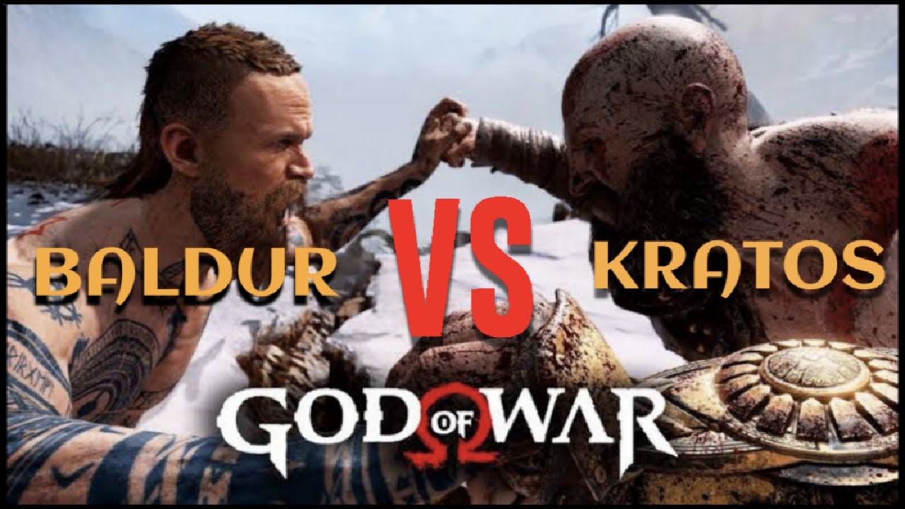 GODOFWAR: Kratos VS Baldur. (Full Fight). смотреть онлайн