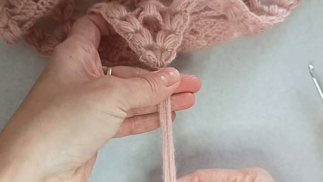 Как сделать бахрому на шали смотреть онлайн