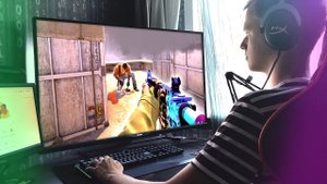 Играю в CS:GO на ОГРОМНОМ Телевизоре!