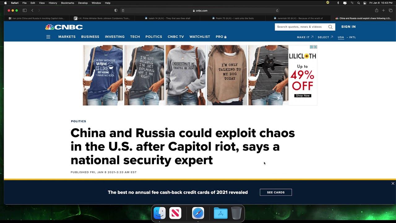 Art Thou Become Weak As We? Foreign Enemies Of Babylon America Are Seeing The Hell From Beneath!
