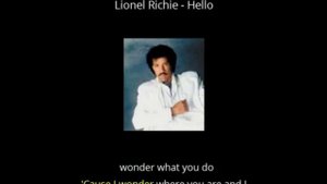 Hello - Lionel Richie