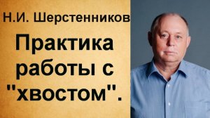 Шерстенников. Н.И. Шерстенников демонстрирует практику работы с "хвостом"(копчик).