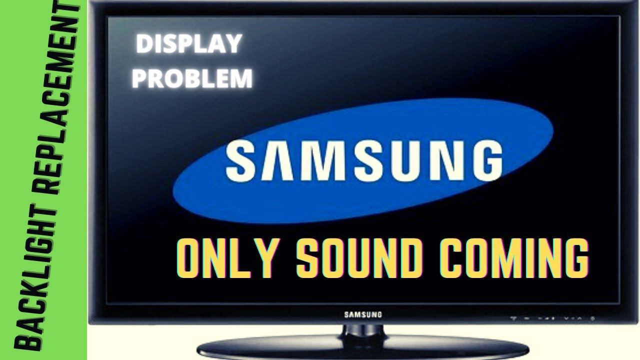 SAMSUNG LED TV DISPLAY PROBLEM || SAMSUNG TV BLACK SCREEN FIX смотреть онлайн