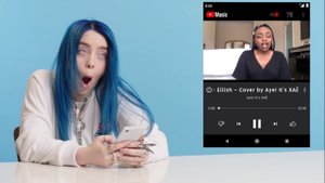 Билли Айлиш смотрит каверы на свои песни