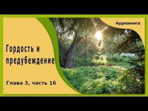 Гордость и предубеждение - аудиокнига, глава 3, часть 16