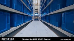 Stacker-Bot Automous Mobile Robot AMR-AS/RS System - Conveyco