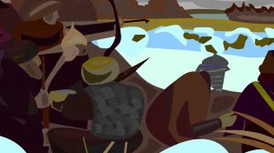 на ладью Ермак  Покорение Сибири  Мультфильм