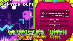 Airborne Robots Full Version (Normal Ending) | Geometry Dash Full Meltdown | By SlothBlock