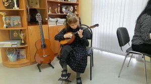 Шишкина Ева. Обр. Ю. Давидовича"Вдоль да по речке" преп. Ананикова М. Г. концерт. Попова Е. С.