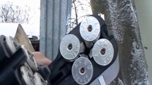 Отстрел Осы ПБ-4-1МЛ по деревяшкам и железкам