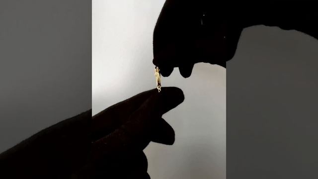 серьги Glass gold