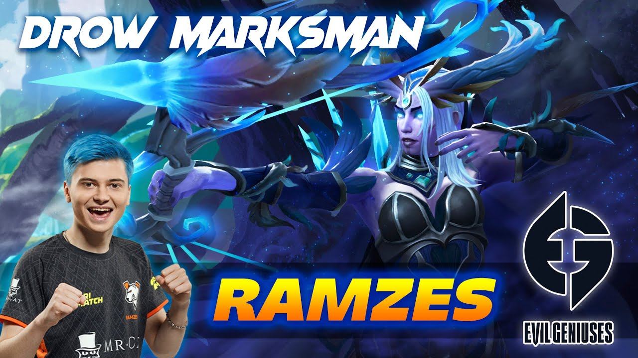 RAMZES666 EG Drow Marksman - Dota 2 Pro Gameplay [Watch & Learn]