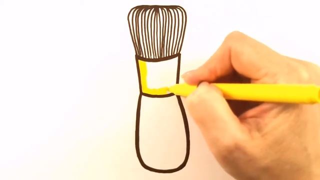 КИСТЬ ДЛЯ РУМЯН / КОСМЕТИКА / раскраска / Нарисуй Ка смотреть онлайн