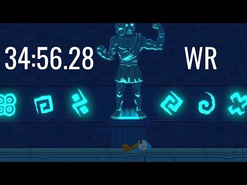 Former World Record: 34:56.28 | Struggling Canyon% Speedrun смотреть онлайн