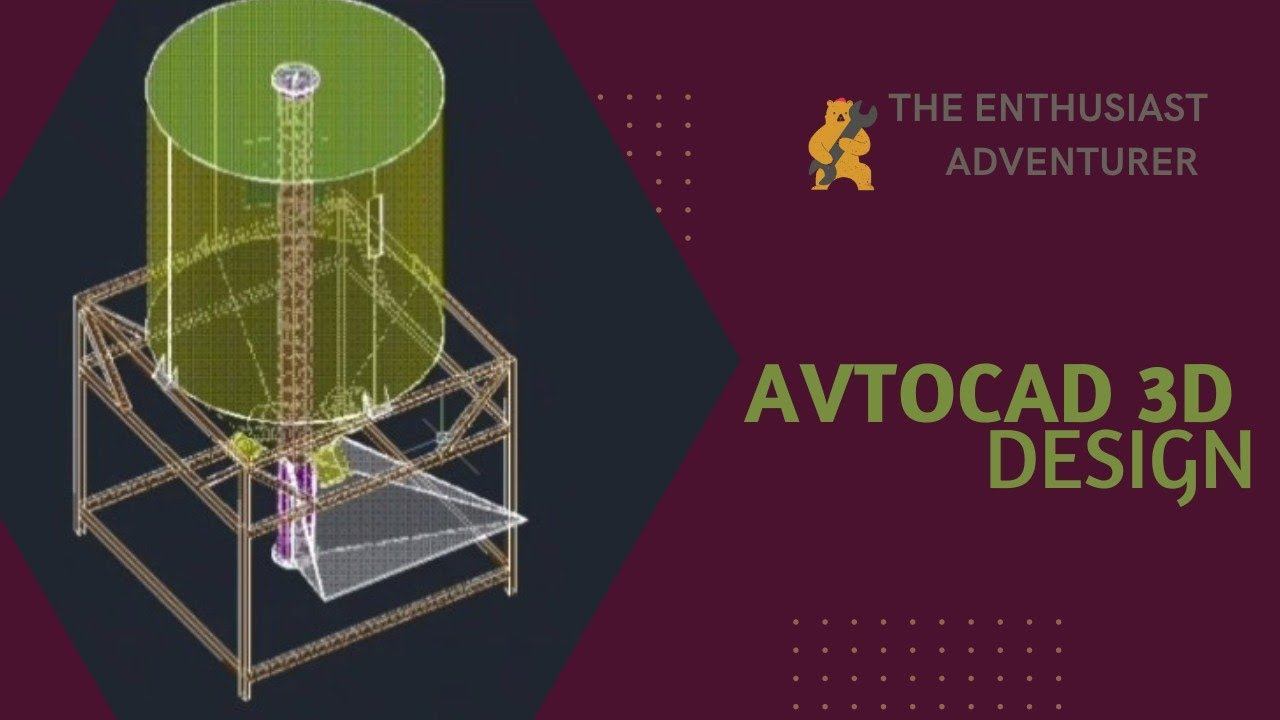 Grain Mixer designed at AutoCAD #technology #gadgets #creative