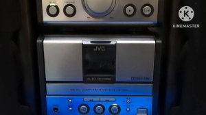 JVC UX-D66TN Motor driven CD door & tuner unit with speaker system.